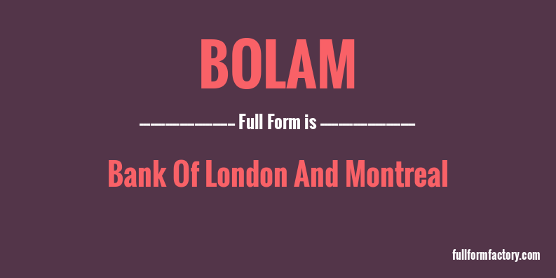bolam-full-form