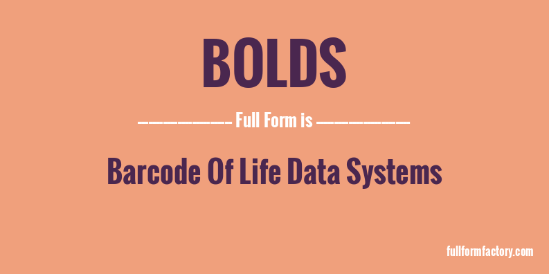 bolds-full-form