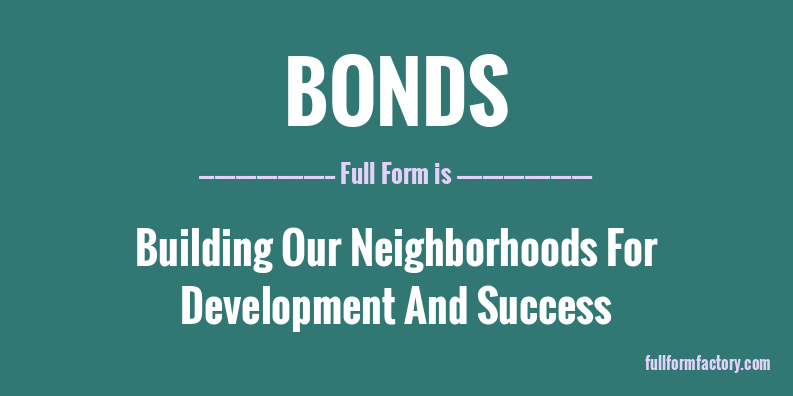 bonds-full-form