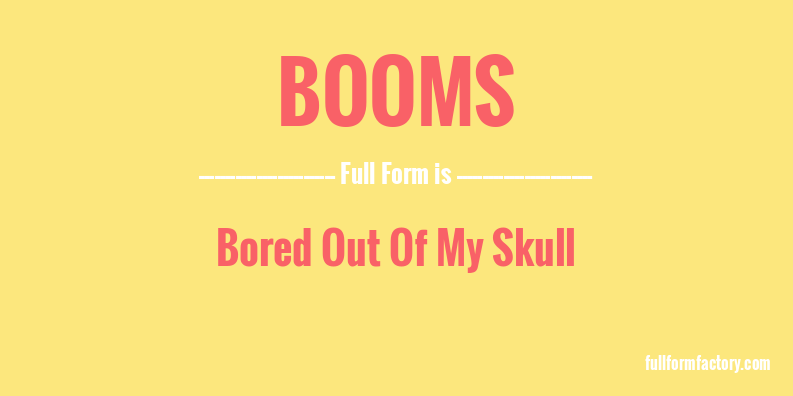 booms-full-form