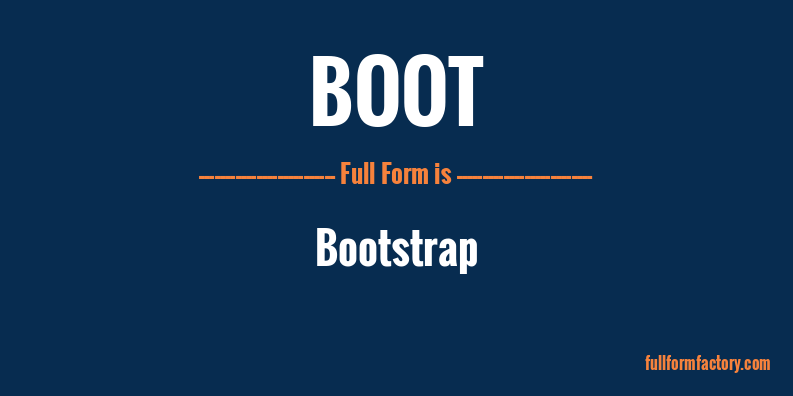 boot-full-form