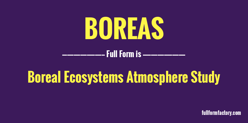 boreas-full-form