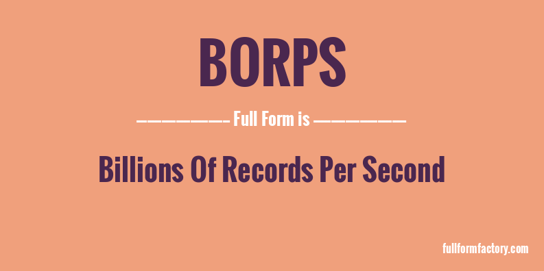 borps-full-form