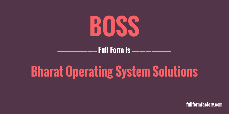 boss-full-form