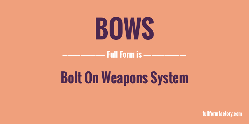bows-full-form