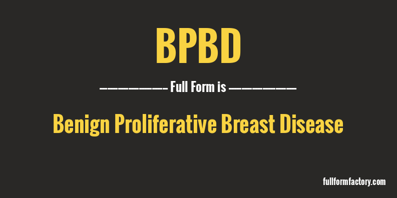 bpbd-full-form