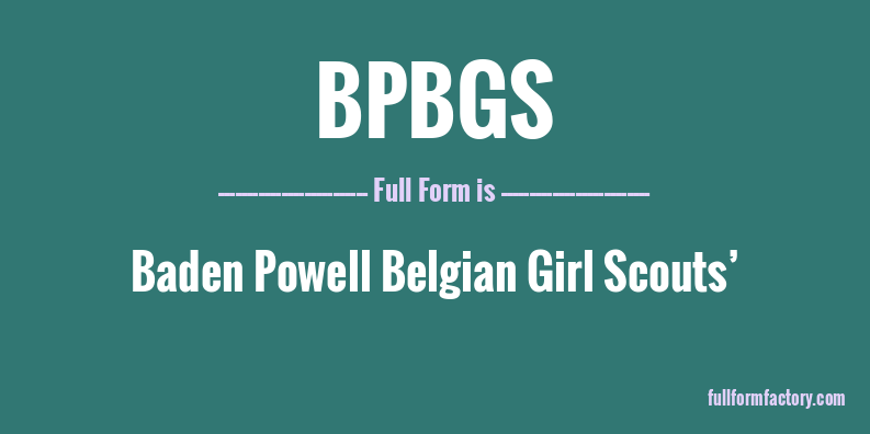 bpbgs-full-form