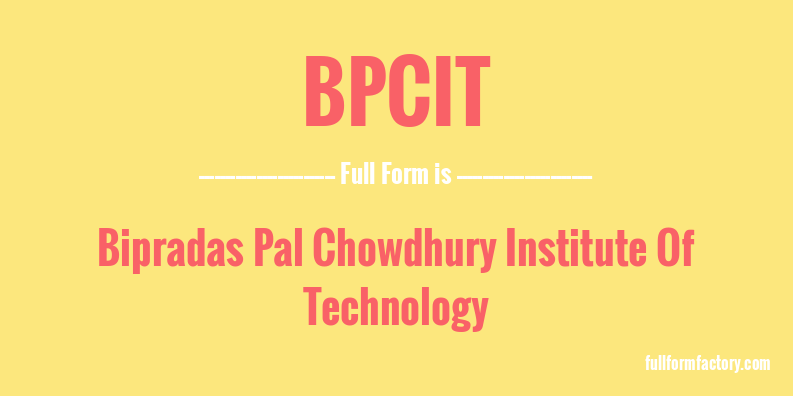 bpcit-full-form