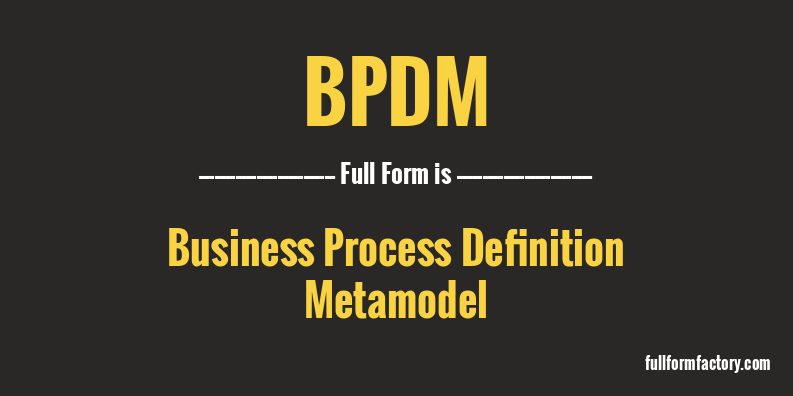 bpdm-full-form