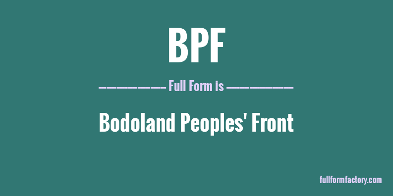 bpf-full-form