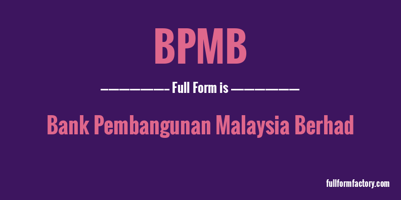 bpmb-full-form