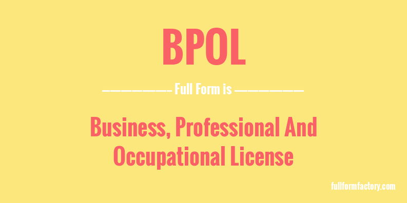 bpol-full-form