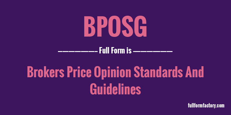 bposg-full-form
