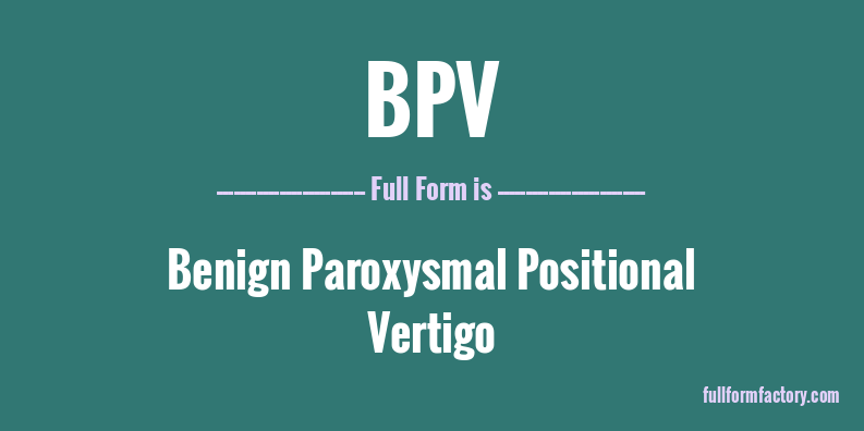 bpv-full-form