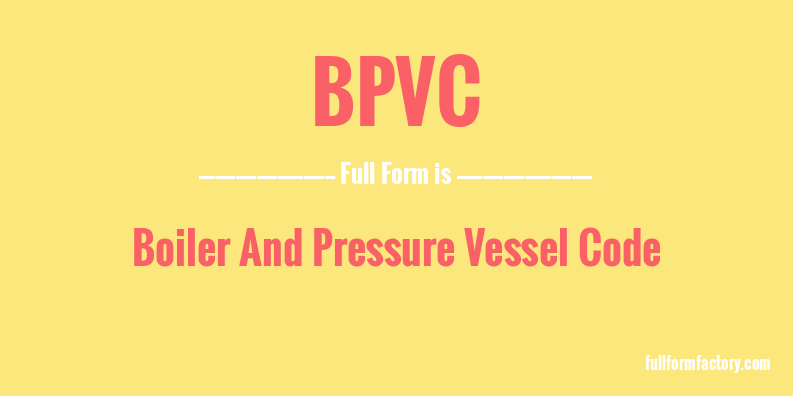 bpvc-full-form