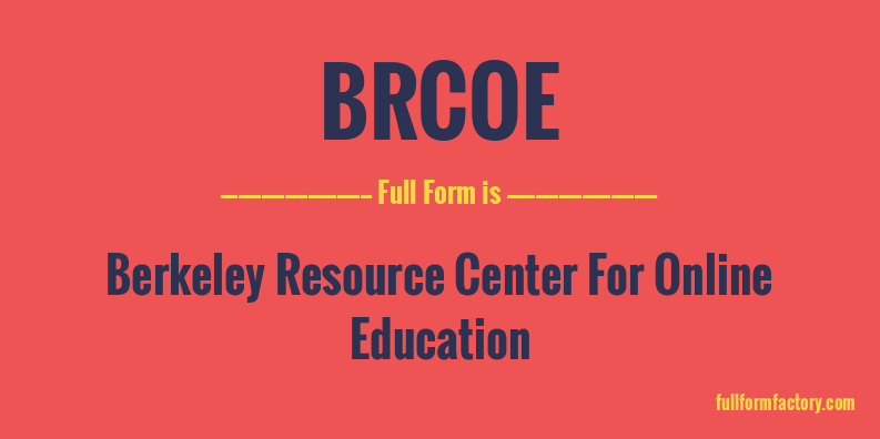 brcoe-full-form