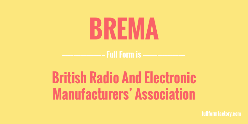 brema-full-form