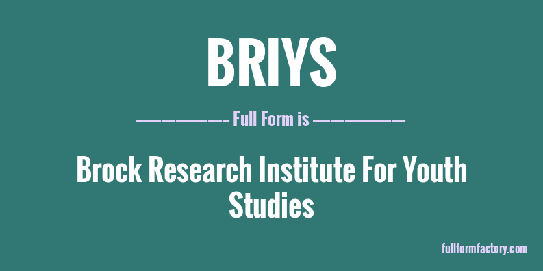 briys-full-form