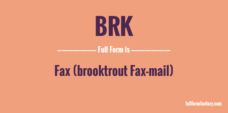 brk-full-form
