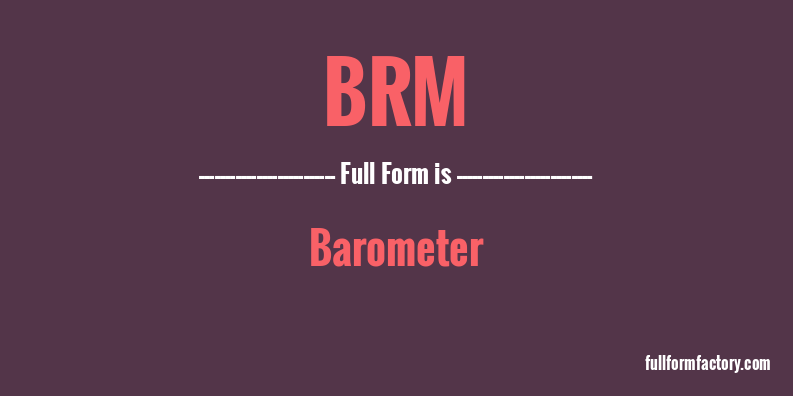 brm-full-form