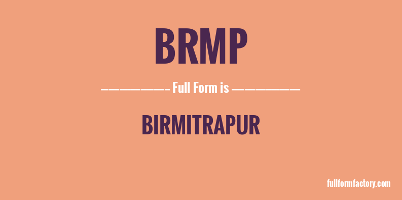brmp-full-form