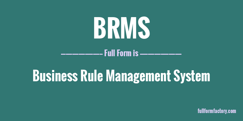 brms-full-form