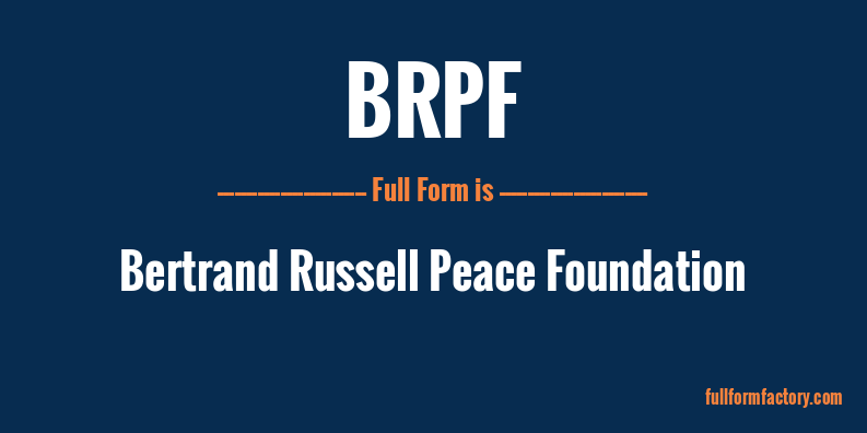 brpf-full-form