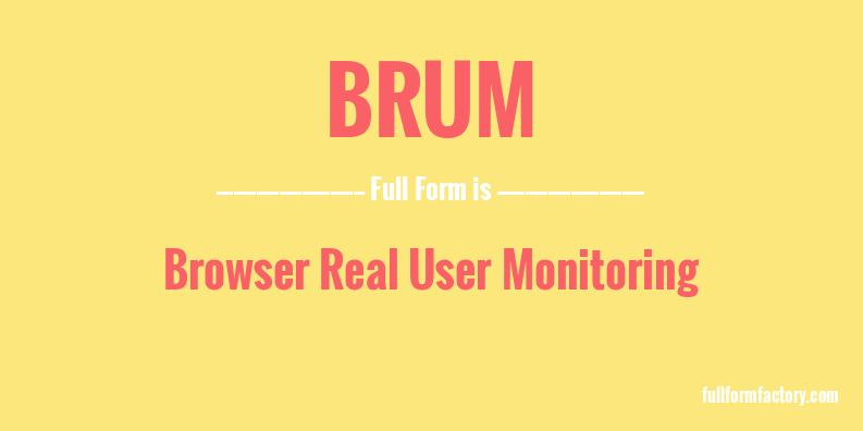 brum-full-form