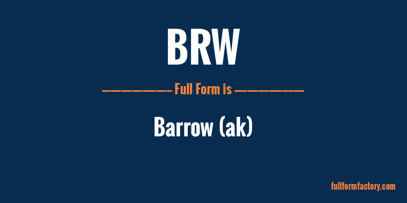 brw-full-form
