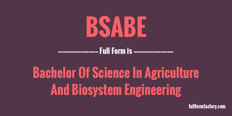 bsabe-full-form
