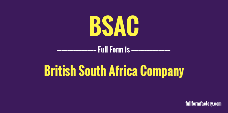bsac-full-form