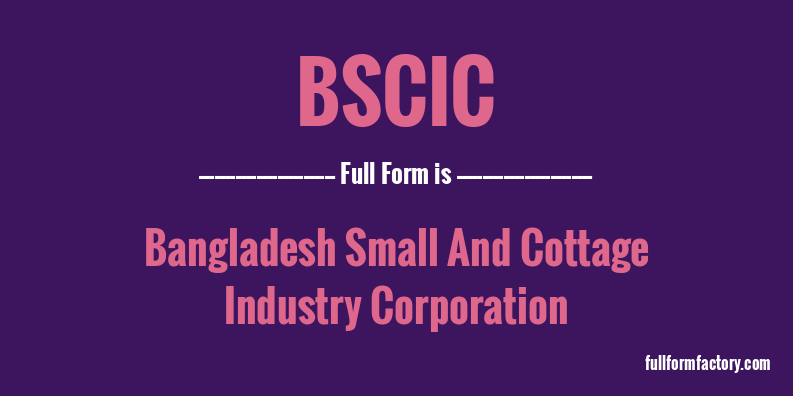 bscic-full-form