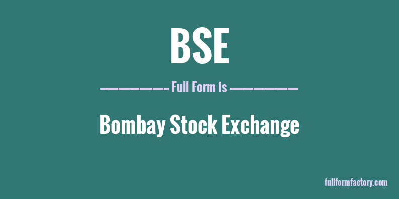 bse-full-form