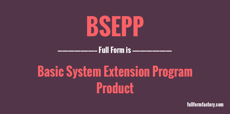 bsepp-full-form