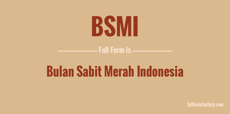 bsmi-full-form