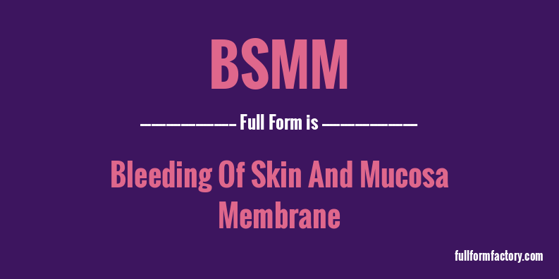 bsmm-full-form
