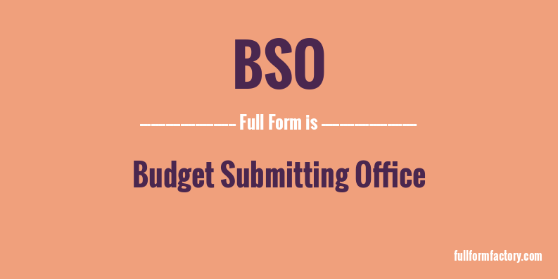 bso-full-form