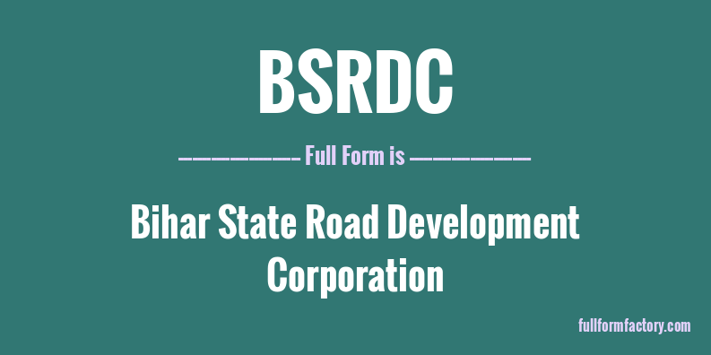 bsrdc-full-form