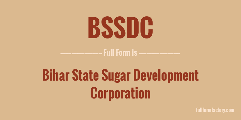bssdc-full-form