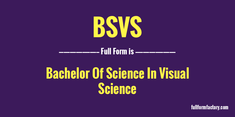 bsvs-full-form
