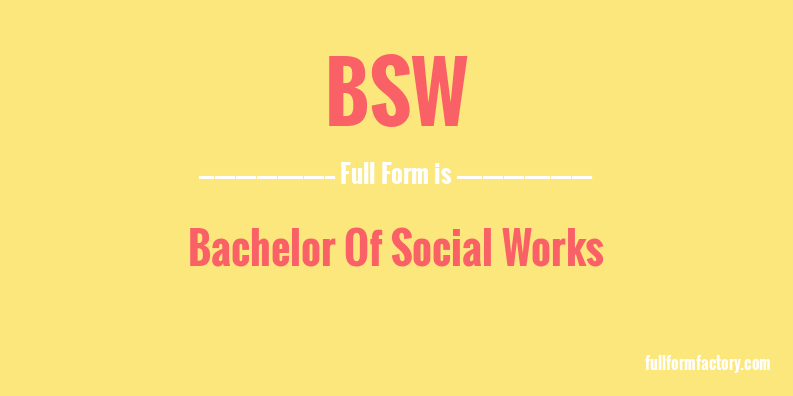 bsw-full-form