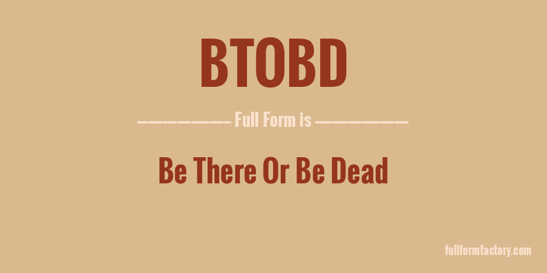 btobd-full-form