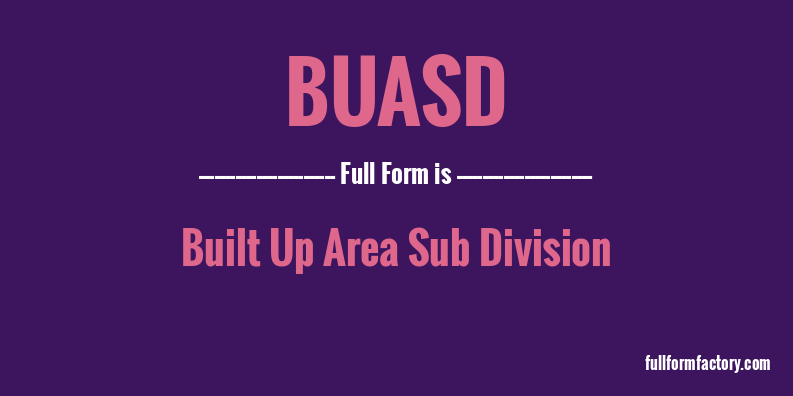 buasd-full-form