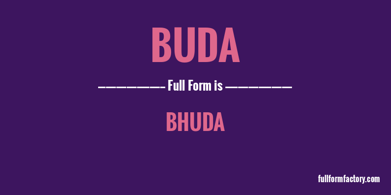 buda-full-form