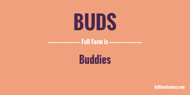 buds-full-form
