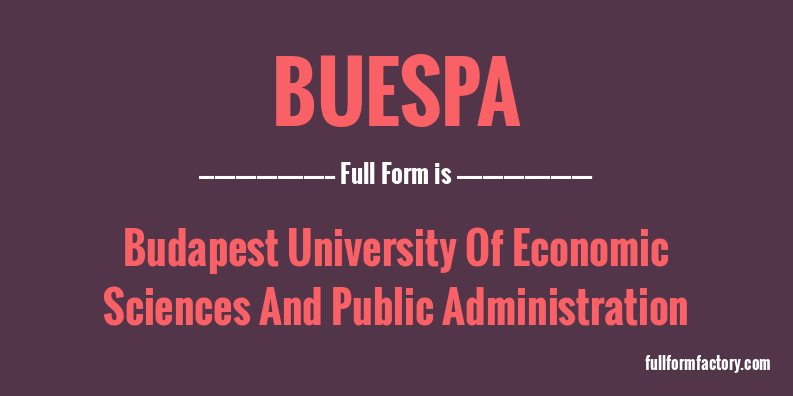 buespa-full-form
