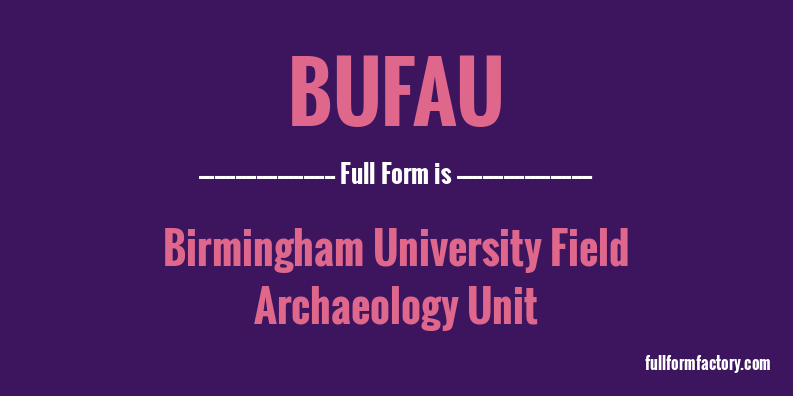 bufau-full-form