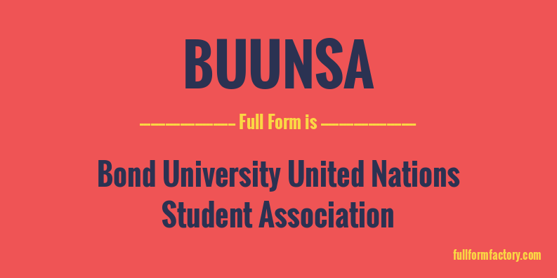 buunsa-full-form