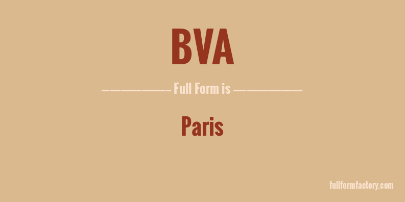 bva-full-form