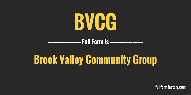 bvcg-full-form